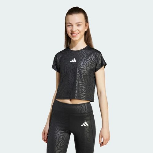 T-Shirt Court À Imprimé Animal All Sports Enfants Adidas - Black / White - 11-12a