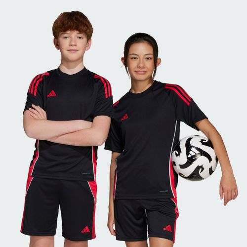 Maillot Tiro 24 Enfants Adidas - Black / Pure Ruby - 11-12a