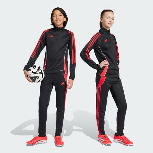 Pantalon D'Entraînement Slim Tiro 24 Enfants Adidas - Black / Pure Ruby - 7-8a