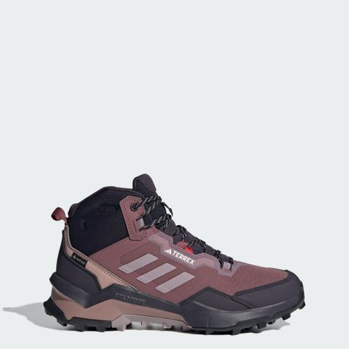 Chaussures De Randonnée Terrex Ax4 Mid Gorestex Adidas Burgundy Preloved Fig Aurora Black
