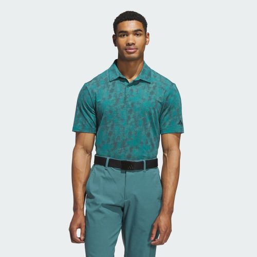 Polo Ultimate365 Avec Imprimé Texturé Adidas - Pure Teal / Aurora Ivy - Xl