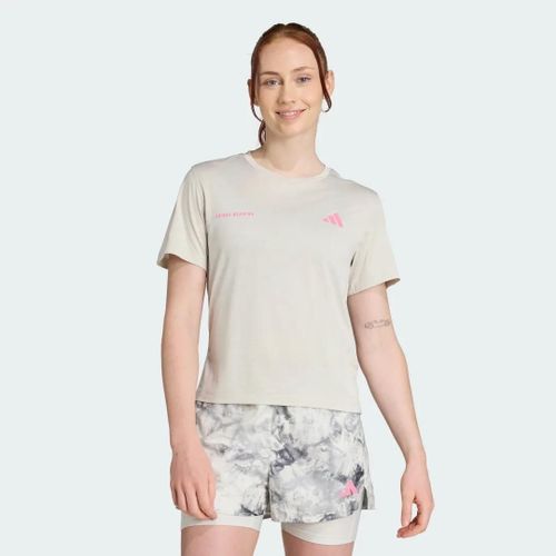 T-Shirt Chiné Own The Run Adidas - Orbit Grey Mel - Xs
