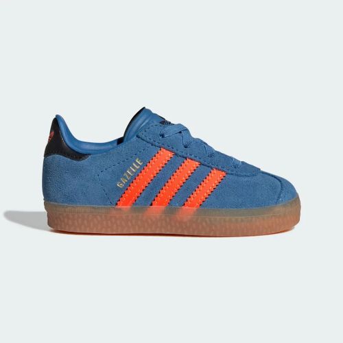 Chaussures Lacetslastiques Gazelle Comfort Closure Enfants Adidas Focus Blue Solar Orange Core Black