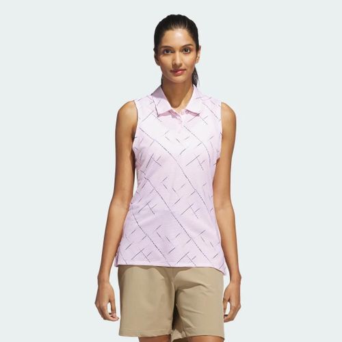 Polo Imprimé Sans Manches Ultimate365 Adidas - Clear Pink - Xl