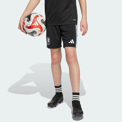 Short Extérieur Aston Villa Fc 25/26 Enfants Adidas - Black / Glow Blue - 11-12a
