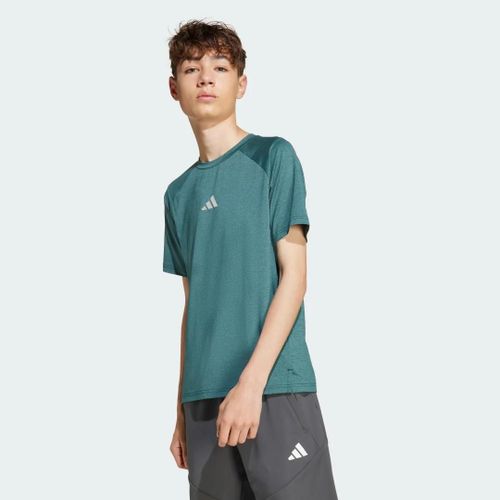 T-Shirt All Sports Favorite Enfants Adidas - Aurora Ivy / Powder Teal / Reflective Silver - 7-8a