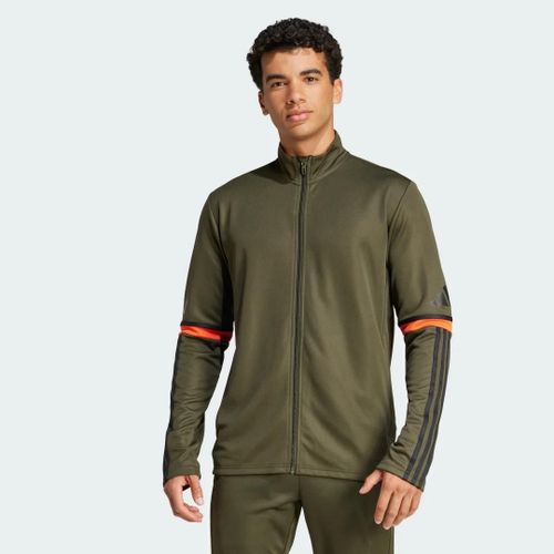 Veste D'Entraînement Squadra 25 Adidas - Night Cargo / Black / Semi Impact Orange - 3xl