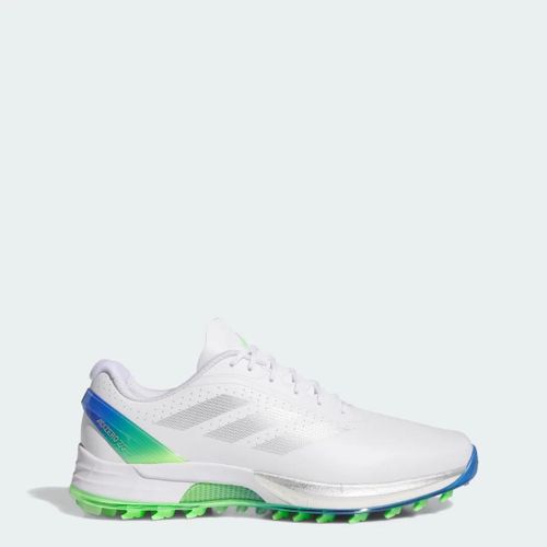 Chaussures De Golf Sans Crampons Adizero Zg Adidas Cloud White Silver Metallic Lime Burst