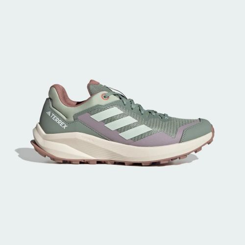 Chaussure De Trail Running Terrex Trail Rider Adidas - Silver Green / Linen Green / Warm Clay - 38 2/3