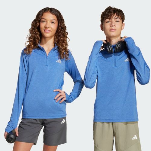 T-Shirt Manches Longues All Sports Favorite 1/4-Zip Adidas - Royal Blue / Blue Fusion / Reflective Silver - 13-14a