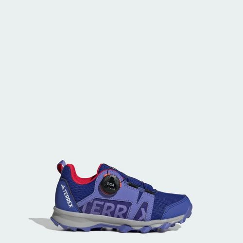 Chaussures De Trail Running Terrex Agravic Boa Enfants Adidas Semi Cobalt Blue Cloud White Semi Lucid Blue
