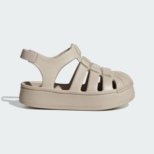 Chaussures Sandale Superstar Enfants Adidas Beige Beige Beige