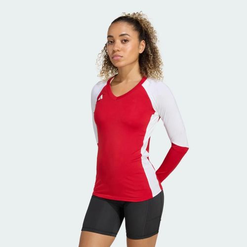 Maillot De Volley-Ball À Manches Longues Quickset Adidas - Team Power Red 2 - M