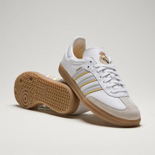 Chaussures Samba Real Madrid Adidas Cloud White Light Solid Grey Gum