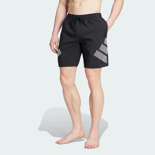 Big Bars Shorts 8 Pouces Adidas - Black / White - M