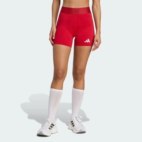 Short De Volley-Ball Techfit Adidas - Team Power Red 2 - S 10 Cm