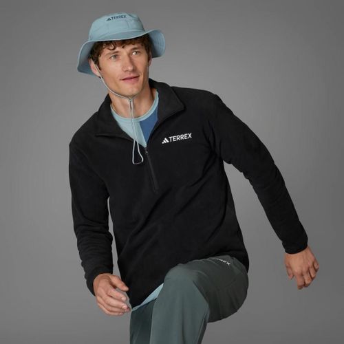 Veste Molleton Demi-Zip Multi Essentials Adidas - Black - 3xl