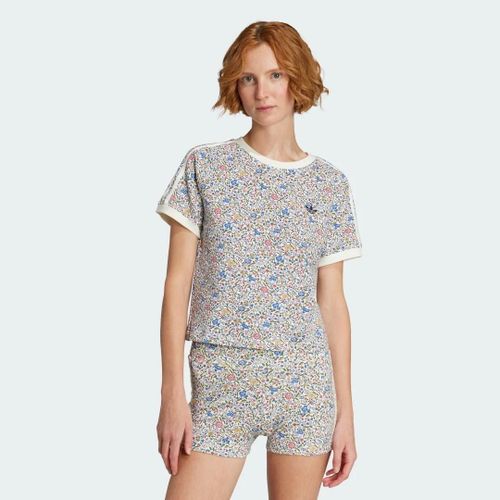 T-Shirt Adidas Originals X Liberty London Cali Adidas - Off White / Semi Lucid Red - S