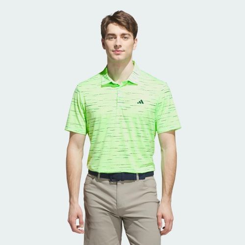 Ultimate365 Polo En Maille À Imprimé Scintillant Adidas - Lime Burst - S