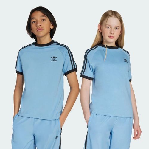 T-Shirt 3 Bandes Adicolor Enfants Adidas - Ash Blue - 13-14a