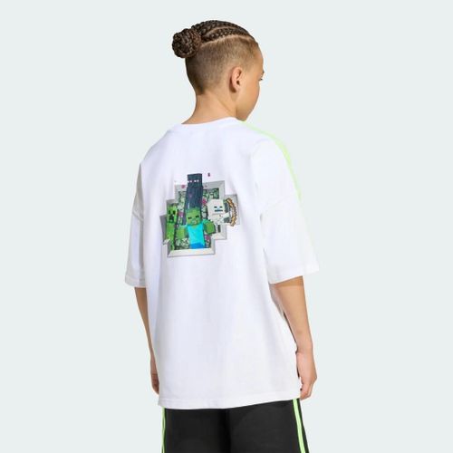 T-Shirt Graphique Adidas Originals X Minecraft Pour Enfants Adidas - White - 14-15a