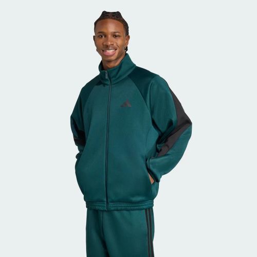 Veste De Survêtement Stadium Adidas - Aurora Ivy / Preloved Teal Mel. / Black - Xl