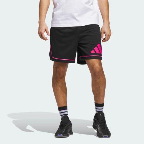 Short Adidas Basketball Badge Of Sport Adidas - Black / Shock Pink - S 13 Cm