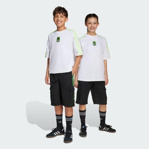 Adidas Originals X Minecraft Cargo Shorts Kids Adidas - Black - 7-8a