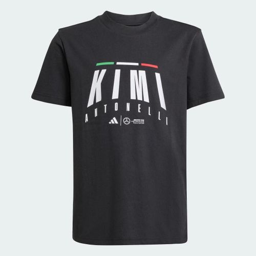 T-Shirt Kimi Antonelli Mercedes - Amg Petronas Formula One Team Enfants Adidas - Black - 13-14a