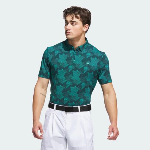 Polo Imprimé Go-To Adidas - Pure Teal / Aurora Ivy - 2xl