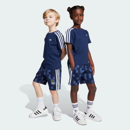 Adidas Originals X Minecraft Short T-Shirt Set Enfant Adidas - Night Indigo - 7-8a
