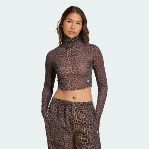 T-Shirt Manches Longues Leopard Adidas - Multicolor - 2xl