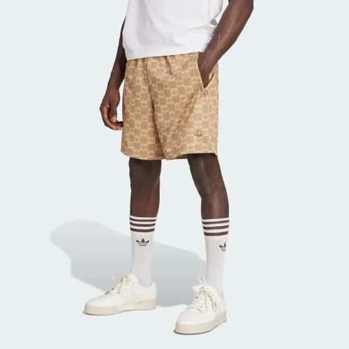 Short En Maille Monogram Coupe Classique Adidas - Cardboard - L