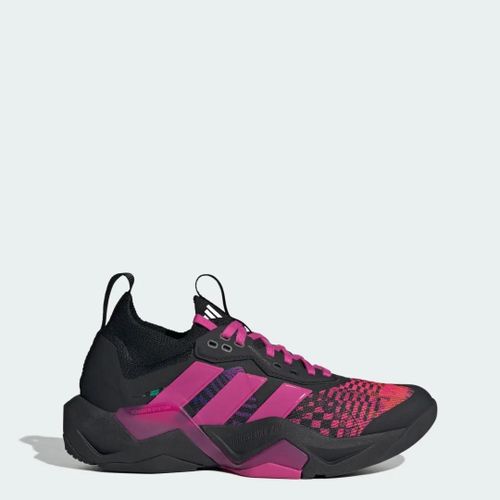 Chaussures De Training Adidas X Jeremy Scott Rapidmove Adv 2 Adidas Black Core Black Lucid Fuchsia