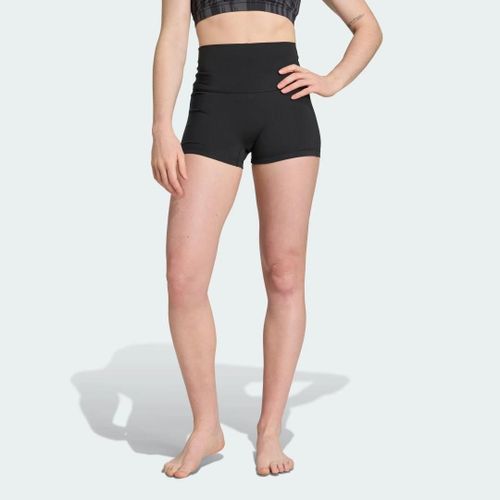 Cuissard Booty All-Me Sculpt Adidas - Black / Black - S 8 Cm