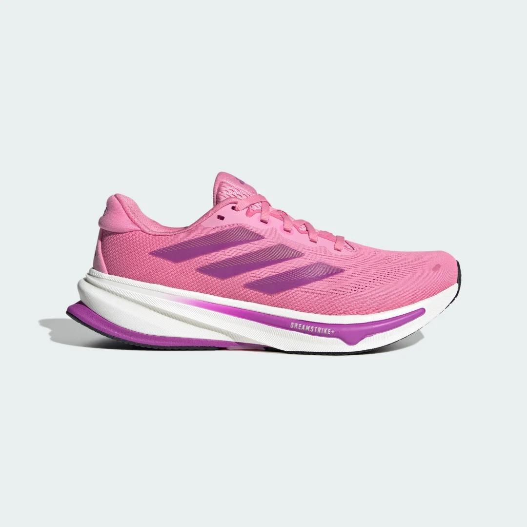 Chaussures De Running Supernova Rise2 Adidas Bliss Pink Flash Pink Cloud White