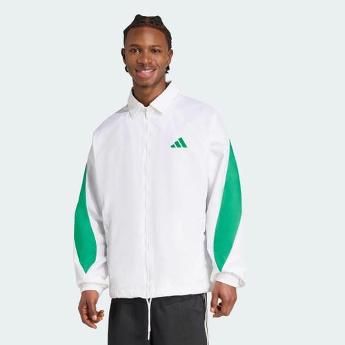 Veste De Survêtement Stadium Adidas - White / Green - Xl