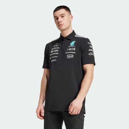 Polo D'Équipe Mercedes - Amg Petronas Formula One Adidas - Black / White - Xl