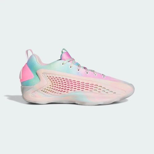 Chaussures Anthony Edwards 1 Low Adidas Cloud White Acid Orange Bliss Pink