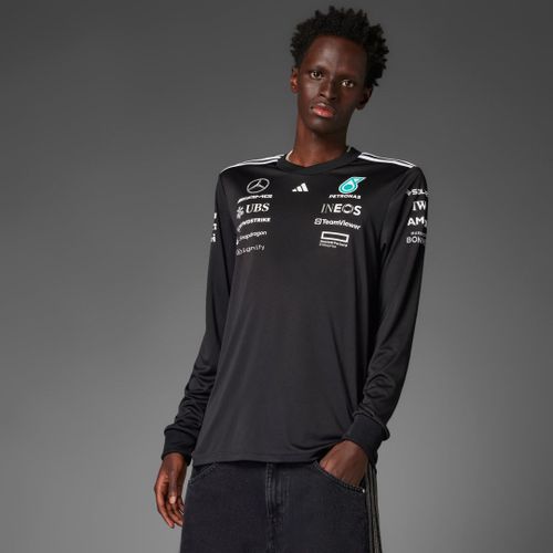 Maillot Pilote Manches Longues Mercedes - Amg Petronas Formula One Team Adidas - Black / White - 2xl