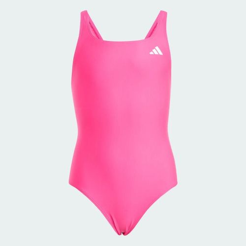 Maillot De Bain Pour Enfants Avec Dos En V Adidas - Shock Pink - 5-6a