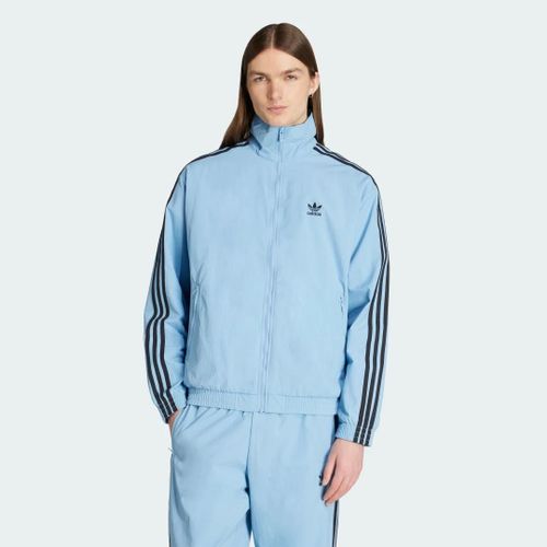 Veste De Survêtement Toile Adicolor Firebird Adidas - Ash Blue / Black - 2xl