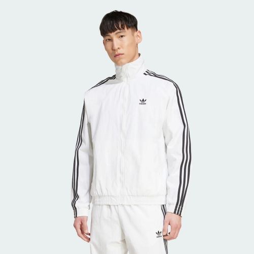Veste De Survêtement Toile Adicolor Firebird Adidas - White / Black - M