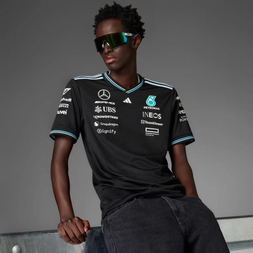 Maillot Pilote Authentique Mercedes - Amg Petronas Formula One Team Adidas - Black / White - 3xl