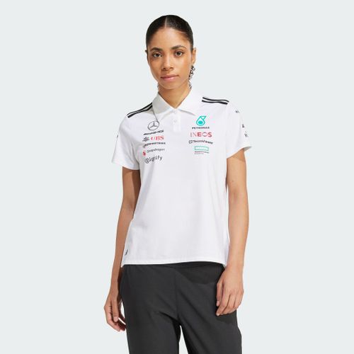 Polo D'Équipe Mercedes - Amg Petronas Formula One Adidas - White Melange / Black - S