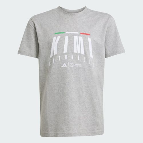 T-Shirt Kimi Antonelli Mercedes - Amg Petronas Formula One Team Enfants Adidas - Medium Grey Heather - 7-8a