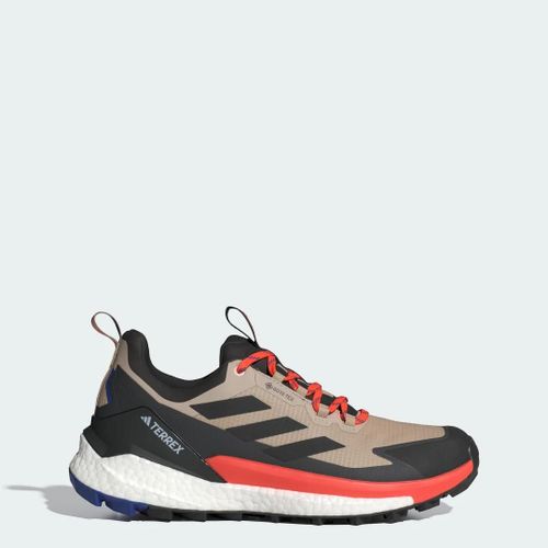 Chaussures De Randonnée Basse Terrex Free Hiker 2.0 Gorestex Adidas Wonder Beige Core Black Semi Impact Orange