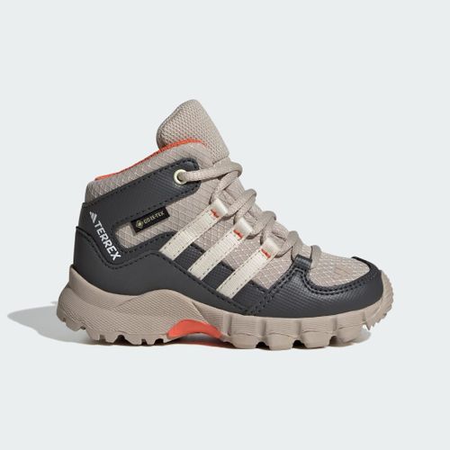 Chaussures De Randonnée Terrex Mid Gorestex Adidas Wonder Beige Wonder White Semi Impact Orange