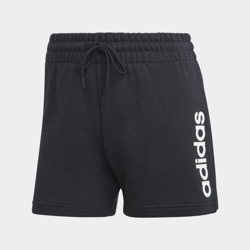 Short En Molleton Linear Essentials Adidas - Black / White - L