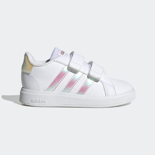 Chaussures Scratch Grand Court Lifestyle Court Adidas Cloud White Iridescent Cloud White